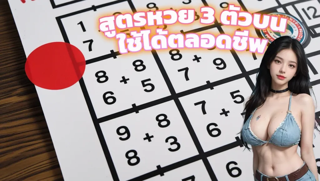 สูตรหวย 3 ตัวบน ใช้ได้ตลอดชีพ เทคนิคลับแม่นๆ ปี 2568